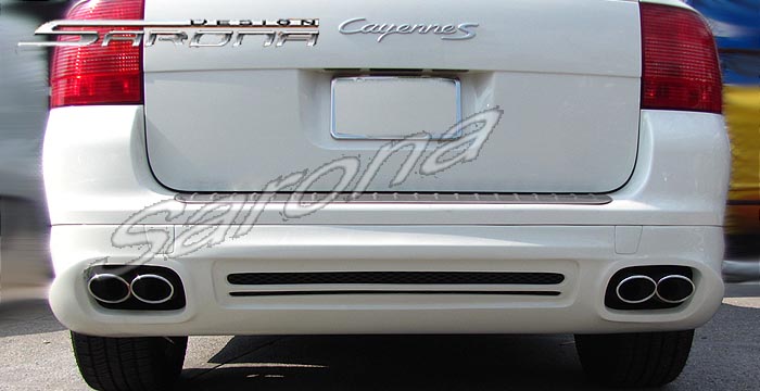 Custom Porsche Cayenne Rear Add-on  SUV/SAV/Crossover Rear Lip/Diffuser (2002 - 2007) - $650.00 (Part #PR-003-RA)